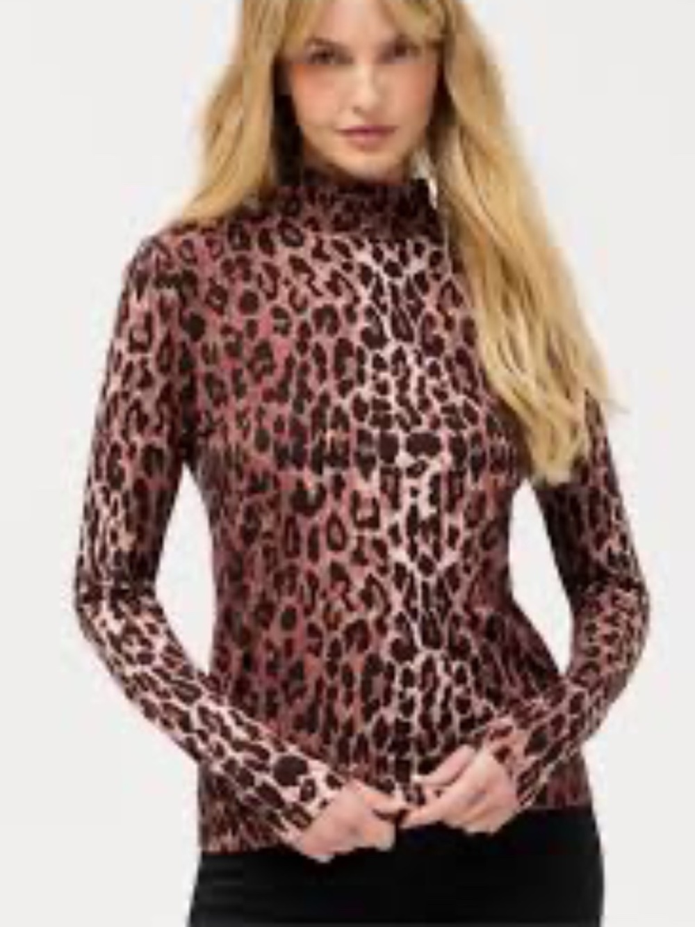 Johnny Was The Janie Favorite Long Sleeve Fitted Mock Neck